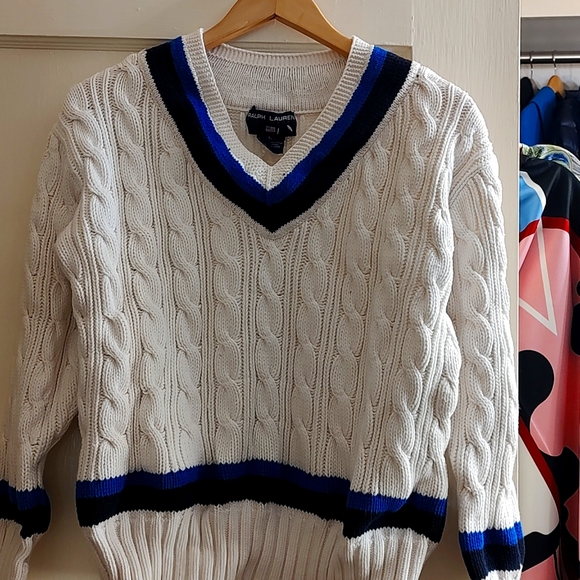Polo Ralph Lauren Sweaters - Ralph Lauren vintage tennis swey
